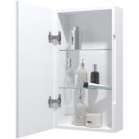 Товар: Зеркальный шкаф Континент Allure LED 35 L с подсветкой Белый арт-МВК055 - фото 4 Зеркальный шкаф Континент Allure LED 35 L с подсветкой Белый арт-МВК055 — фото 4, Зеркальные шкафы в ванную