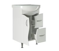 Тумба под раковину Mixline Классик 52 Белая арт-525508 — фото 3, Тумбы под раковину