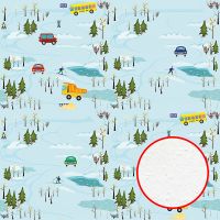 Фреска детская Ortograf Для самых маленьких 32914 Фактура бархат FX Флизелин (2,7*2,7) Голубой, Автомобили/Деревья арт-32914 (бархат FX) — фото 1, Фрески