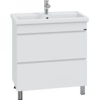 Тумба под раковину СанТа Марс 80 Белая арт-700295 — фото 3, Тумбы под раковину