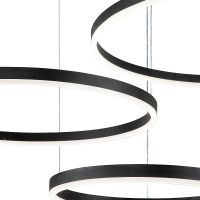 Подвесной светильник Indigo Indigo Galass 14001/3P Black Черный арт-V000032L — фото 4, Подвесные светильники