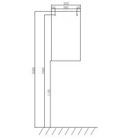 Зеркало Aquaton Йорк 50 Белое арт-1A171002YO010 — фото 2, Зеркала в ванную комнату