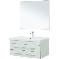 Комплект мебели для ванной Aquanet Верона 90 подвесной Белый матовый арт-287639 — фото 3, Комплекты мебели для ванной