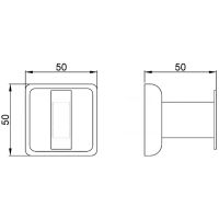 Товар: Крючок Nofer Classic Нержавеющая сталь глянцевая арт-09016.B - фото 2 Крючок Nofer Classic Нержавеющая сталь глянцевая арт-09016.B — фото 2, Крючки для полотенец
