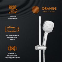 Товар: Душевая система Orange Хром арт-M36-922cr - фото 4 Душевая система Orange Хром арт-M36-922cr — фото 4, Душевые стойки