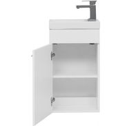 Тумба под раковину Aquanet Нота 40 L подвесная Белая арт-246954 — фото 4, Тумбы под раковину