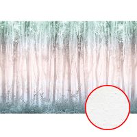 Фреска Ortograf Flora 31033 Фактура бархат FX Флизелин (4*2,7) Синий/Розовый/Зеленый, Деревья/Животные арт-31033 (бархат FX) — фото 1, Фрески