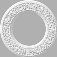 Розетка потолочная Decomaster 337x24x337 мм арт-DR 53 — фото 1, Розетки потолочные