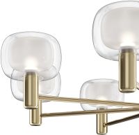 Подвесной светильник Maytoni Modern Vision Прозрачный Золото арт-MOD411PL-08G — фото 4, Подвесные светильники