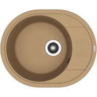 Кухонная мойка Florentina Родос-580 Капучино арт-20.240.B0580.306 — фото 1, Кухонные мойки