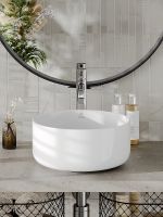 Раковина-чаша Orange 35 Белая глянцевая арт-B07-345W — фото 7, Раковины накладные