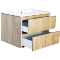 Тумба под раковину Bellezza Лоренцо 80 подвесная Дуб светлый арт-4639113270473 — фото 2, Тумбы под раковину