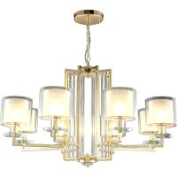 Товар: Люстра Crystal Lux Nicolas SP-PL8 Gold White Белая Прозрачная Золото арт-NICOLAS SP-PL8 GOLD/WHITE - фото 2 Люстра Crystal Lux Nicolas SP-PL8 Gold White Белая Прозрачная Золото арт-NICOLAS SP-PL8 GOLD/WHITE — фото 2, Люстры