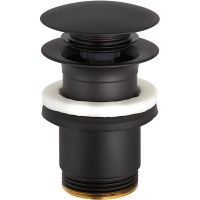 Товар: Донный клапан Kludi click-clack Черный матовый арт-1042639-00 - фото 1 Донный клапан Kludi click-clack Черный матовый арт-1042639-00 — фото 1, Донные клапаны