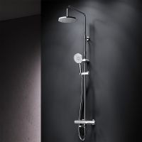 Душевая система AM.PM X-Joy с термостатом Хром арт-F0785A500 — фото 7, Душевые стойки