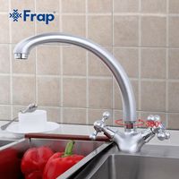 Смеситель для кухни Frap H19-1 Хром матовый арт-F4219-1 — фото 7, Смесители для кухни