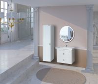 Шкаф пенал Bellezza Виана 30 подвесной Белый арт-4623802180013 — фото 4, Пеналы для ванной комнаты