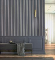 Товар: Обои Andrea Rossi Spectrum max Винил на флизелине (1,06*10) Коричневый/Белый, Полоса арт-54366-5 - фото 2 Обои Andrea Rossi Spectrum max Винил на флизелине (1,06*10) Коричневый/Белый, Полоса арт-54366-5 — фото 2, Обои для стен