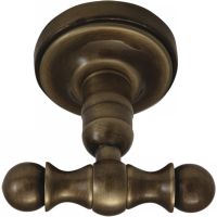 Двойной крючок Migliore Mirella Бронза арт-17174 — фото 1, Крючки для полотенец