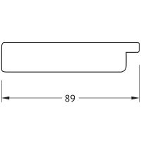 Зеркало Evoform Definite 81х61 в багетной раме - Перламутровые дюны 89 мм арт-BY 3912 — фото 5, Зеркала в ванную комнату