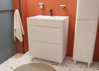 Тумба с раковиной Эстет Kare Luxe 70 Белая арт-ФР-00007071 — фото 7, Тумбы с раковиной