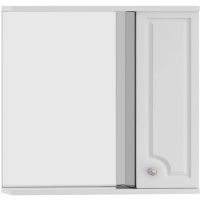 Зеркало со шкафом Dorff Tradition 75 R с подсветкой Белое арт-M95MPR0751WG32 — фото 1, Зеркальные шкафы в ванную