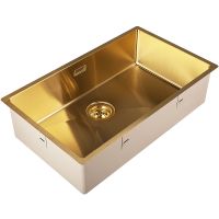 Кухонная мойка Iddis Edifice 74 Золото матовое арт-EDI74B0i77 — фото 2, Кухонные мойки