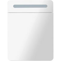 Зеркальный шкаф Aquanet Лукка 60 с подсветкой Белый глянцевый арт-178954 — фото 2, Зеркальные шкафы в ванную