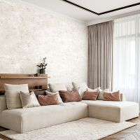 Обои Andrea Rossi Nisida Винил на флизилине (1,06*10) Коричневый, Штукатурка арт-54319-4 — фото 2, Обои для стен