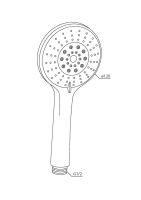 Товар: Ручной душ Damixa Palace One Хром арт-914100200 - фото 4 Ручной душ Damixa Palace One Хром арт-914100200 — фото 4, Лейки для душа