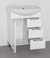 Тумба под раковину Style Line Жасмин 65 Белый глянец арт-ЛС-00000035 — фото 2, Тумбы под раковину