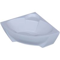 Акриловая ванна Aquatek Поларис-1 140х140 без гидромассажа с фронтальной панелью с каркасом (вклеенный) со слив-переливом арт-POL1-0000030 — фото 2, Акриловые ванны