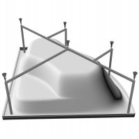 Акриловая ванна Relisan Eco Plus Сена 160x160 без гидромассажа арт-Гл000025814 — фото 2, Акриловые ванны