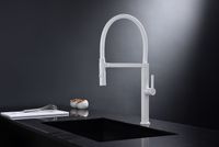 Смеситель для кухни Paulmark Leader Белый матовый арт-Le214101-431 — фото 8, Смесители для кухни