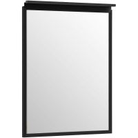 Зеркало Allen Brau Priority 60 с подсветкой Черный браш арт-1.31013.BB — фото 1, Зеркала в ванную комнату