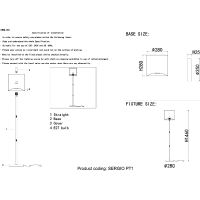 Торшер Crystal Lux Серебро Никель арт-SERGIO PT1 NICKEL — фото 5, Торшеры