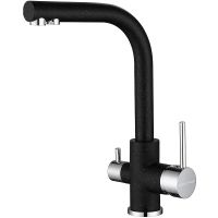 Смеситель для кухни Paulmark Essen Черный арт-Es213011-308 — фото 1, Смесители для кухни