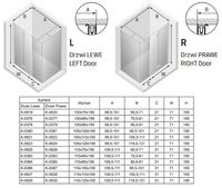 Товар: Душевой уголок New Trendy New Soleo Chrome 110x90 R профиль Хром стекло прозрачное арт-K-0385 - фото 9 Душевой уголок New Trendy New Soleo Chrome 110x90 R профиль Хром стекло прозрачное арт-K-0385 — фото 9, Прямоугольные душевые уголки