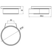Мыльница Emco Flow Хром арт-2730 001 00 — фото 4, Мыльницы