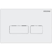 Клавиша смыва Grossman Pragma Белая глянцевая арт-700.K31.03.000.000 — фото 1, Кнопки смыва