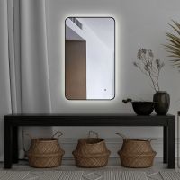 Зеркало Silver Mirrors Incanto 60 с подсветкой Черное с бесконтактным выключателем и диммером арт-LED-00002538 — фото 3, Зеркала в ванную комнату