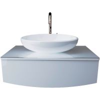 Тумба под раковину 1MarKa Nega 60П подвесная Белый глянец арт-Ц0000002812 — фото 1, Тумбы под раковину