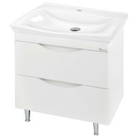 Тумба под раковину Bellezza Санриса 60 Белая арт-4630109660018 — фото 1, Тумбы под раковину