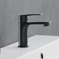 Смеситель для раковины Damixa Eclipse 2.0 Черный матовый арт-480210300 — фото 3, Смесители для раковины