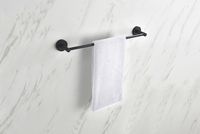 Полотенцедержатель Schein Kahlo Черный матовый арт-9152MB — фото 3, Полотенцедержатели