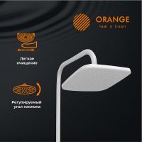 Душевая система Orange Karl Белая арт-M05-934w — фото 2, Душевые стойки