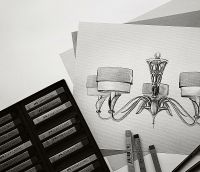 Люстра Maytoni House Lillian Белая Серая Серебро антик арт-H311-05-G — фото 6, Люстры