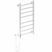 Электрический полотенцесушитель Ника Step-3 80/40 Белый матовый арт-STEP-3 80/40 бел мат лев — фото 1, Электрические полотенцесушители