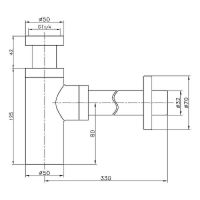 Товар: Сифон для раковины Frap Белый арт-F82-6 - фото 6 Сифон для раковины Frap Белый арт-F82-6 — фото 6, Сифоны для раковины