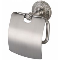 Держатель туалетной бумаги с крышкой ZorG SL Серебро арт-AZR 08 SL — фото 1, Держатели туалетной бумаги